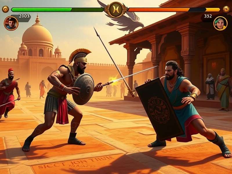 Deccan Gladiators character selection screen